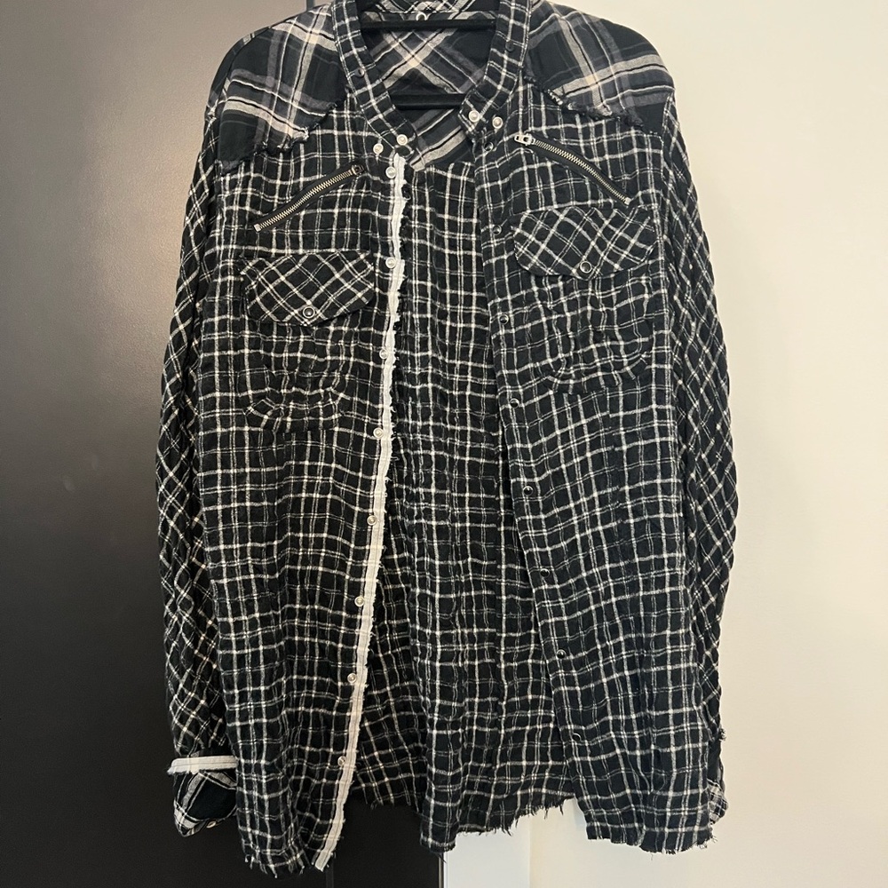 Le Grande Blu Women’s flannel shirt